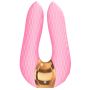Wibrator podwójny Shunga Aiko silikonowy różowy USB 11 cm - 7
