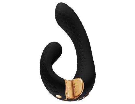 Wibrator Shunga Miyo silikonowy czarny USB 18 cm - 6
