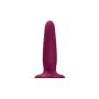 Dildo podwójne z przyssawką Fun Factory Ryde bordowe - 7