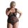 Body koronkowe Anna Plus Size SoftLine Collection czarny 3XL