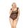 Body erotyczne Anna Plus Size SoftLine Collection czarne 2XL