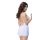 Babydoll Vanessa koronkowy siateczkowy biały S/M SoftLine
