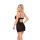 Koszulka babydoll tiulowa koronkowa Alida Softline czarna M