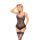 Body erotyczne Emily tiulowo-koronowe czarne S/M SoftLine