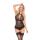 Body z rachelową koronką Gabi SoftLine czarny M/L