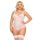 Body erotyczne koronkowe Amanda SoftLine biały 2XL