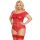 Koronkowe body Kamila czerwone XL SoftLine Collection