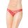 Stringi koronkowe tiulowe SoftLine Collection 2441 czerwone S/M