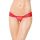 Stringi koronkowe SoftLine Collection 2443 czerwone S/M