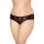 Stringi siateczkowe koronkowe SoftLine 2469 Plus Size czarne 2XL