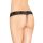 Stringi koronkowe SoftLine Collection 2482 czarne S/M