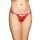 Stringi koronkowe SoftLine Collection 2496 czerwone M/L
