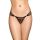 Stringi koronkowe SoftLine 2498 czarne M/L