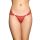 Stringi koronkowe SoftLine 2498 czerwone S/M