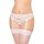 Pas do pończoch SoftLine Collection 3316 biały plus size 2XL
