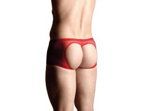Bokserki męskie z wycięciem SoftLine 4493 czerwone XL