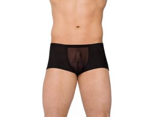 Seksowne szorty z siateczką SoftLine 4505 czarne M/L