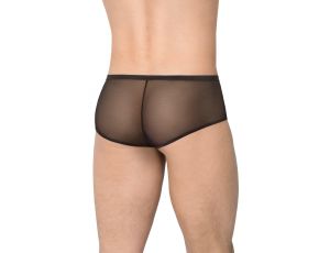 Slipy męskie siateczkowe z wycięciami SoftLine 4520 czarne XL