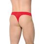 Czerwone wycięte stringi męskie SoftLine 4525 M/L - 3