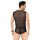 Siatkowa koszulka i szorty SoftLine 4605 czarne M/L