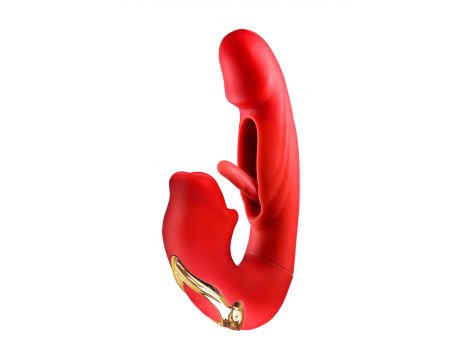 Wibrator króliczek Yoba Kissy 3w1 silikonowy USB 17,6 cm