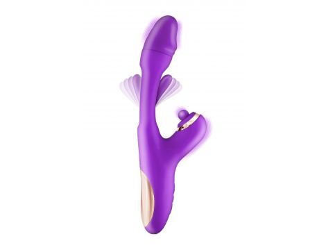 Joyfully 3-in-1 Rabbit Vibrator with Tapotem purple - 2