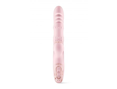 Wibrator króliczek Classy 5w1 Yoba pudrowy róż USB - 5