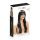 Peruka długa Brenda Brun czarna z grzywką World Wigs