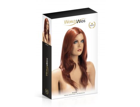 Peruka długa Olivia ruda World Wigs - 2