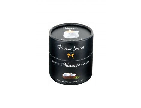Świeca do masażu kokosowa Plaisir Secret 80 ml