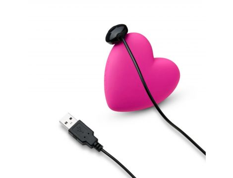Mini wibrator sercowy Je t'aime So Divine różowy USB - 4
