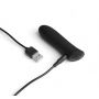 Wibrator bullet silikonowy Wonder Bullet So Divine czarny USB 9cm - 4