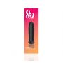 Wibrator bullet silikonowy Wonder Bullet So Divine czarny USB 9cm - 6