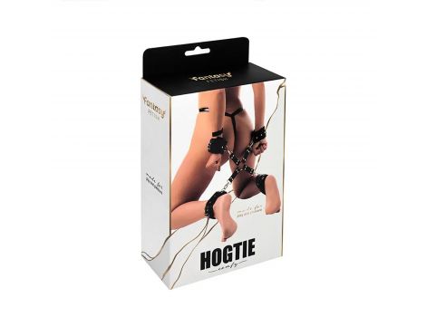 Hogtie z wygodnymi kajdankami Fantasy czarny - 5