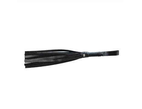 Flogger czarny Fantasy skóra PU 43 cm - 5