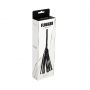 Flogger czarny Fantasy skóra PU 43 cm - 7
