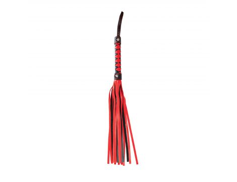 Czarno czerwony flogger Fantasy 51 cm - 2