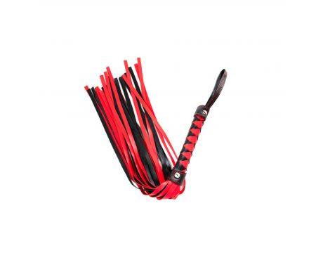 Czarno czerwony flogger Fantasy 51 cm - 3