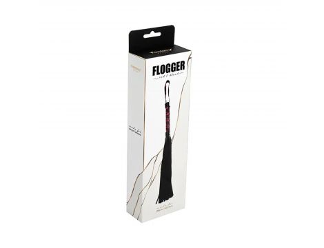 Flogger czerwony i czarny Fantasy 44 cm - 6