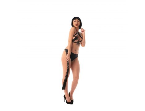 Czarny flogger Fantasy 65 cm - 3