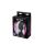 Black large butt plug with white crystal