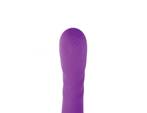 Fioletowy Wibrator Łechtaczkowy i G-Spot - 8