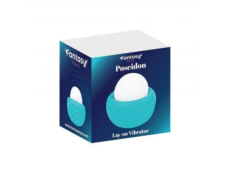 Masażer łechtaczkowy lay on silikonowy Fantasy Poseidon USB 6cm - 4