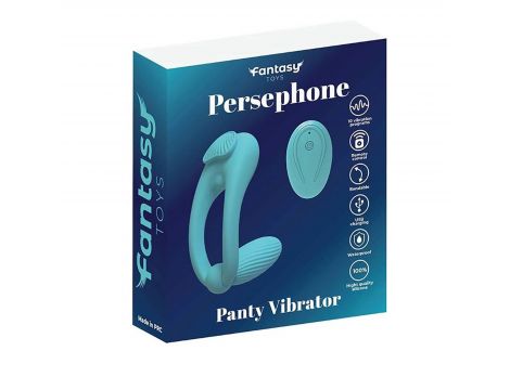 Wibrator do majtek Persephone silikonowy z pilotem Fantasy USB - 6