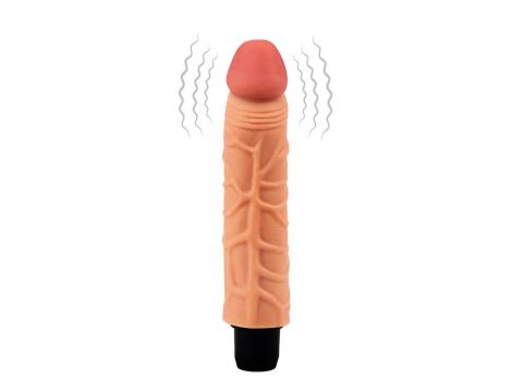 Wibrator miękki The Real Deal Fantasy TPE 19 cm AAA - 2