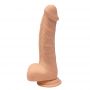 Dildo rotacyjne wibrujące realistyczne Fantasy 22 cm USB z pilotem - 4