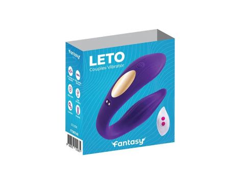 Wibrator silikonowy Leto Fantasy pilot USB 8 cm - 8