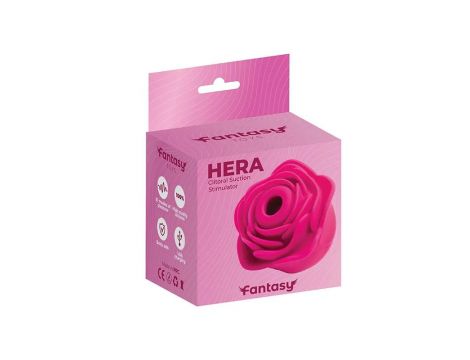 Stymulator łechtaczki Róża Hera Fantasy silikonowy USB - 7