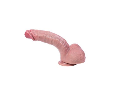 Elastyczne silikonowe dildo hiperrealistyczne Fantasy 21 cm - 7