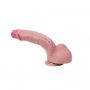 Elastyczne silikonowe dildo hiperrealistyczne Fantasy 21 cm - 8